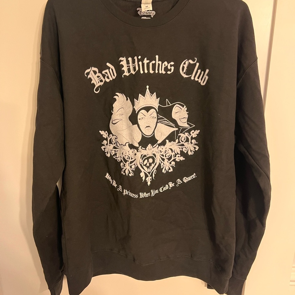 Disney bad witches club sweatshirt medium